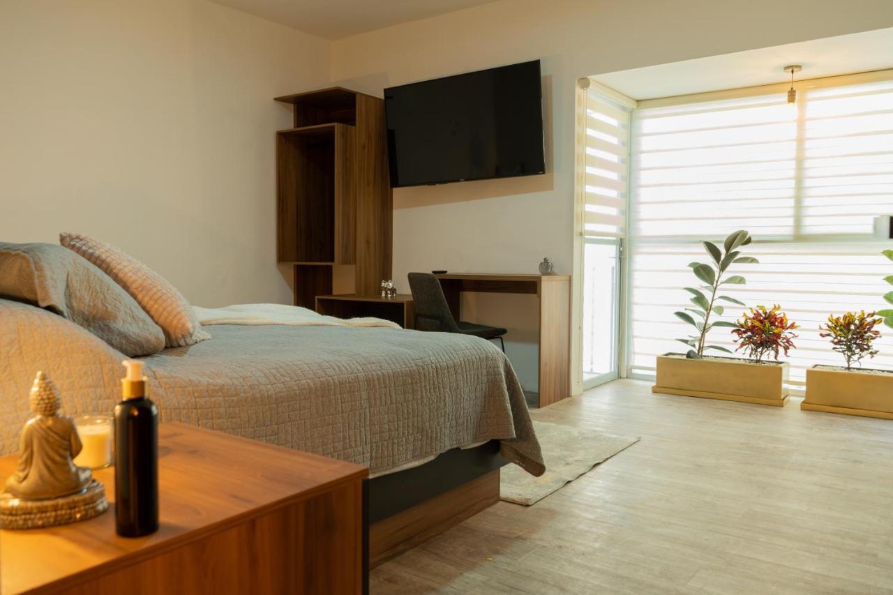 Reforma - Suite 4 De Lujo En Naploes Cama Queen Size مدينة مكسيكو المظهر الخارجي الصورة